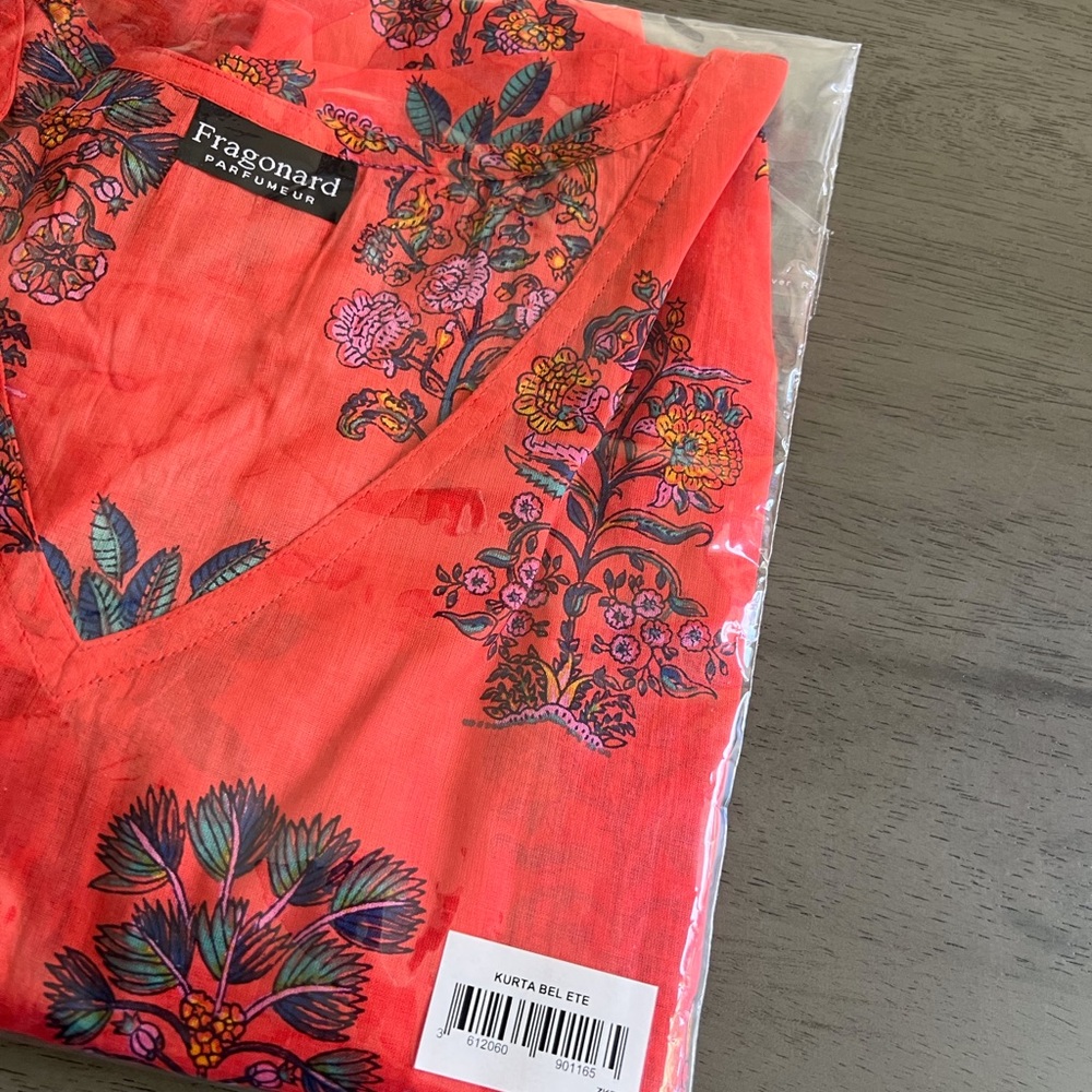 Authentic Fragonard Beach Wear Cover Summer Tunic - New! - Picture 10 of 13